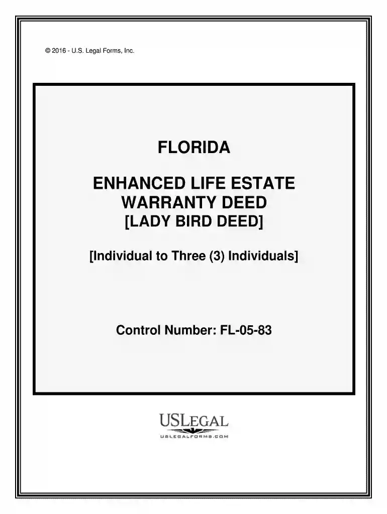 enhanced life estate deed florida pdf Preview on Page 1