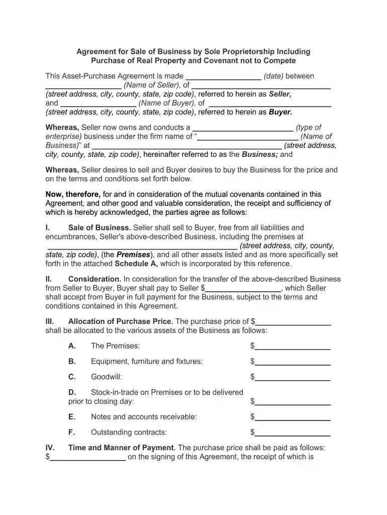 sole proprietorship form Preview on Page 1