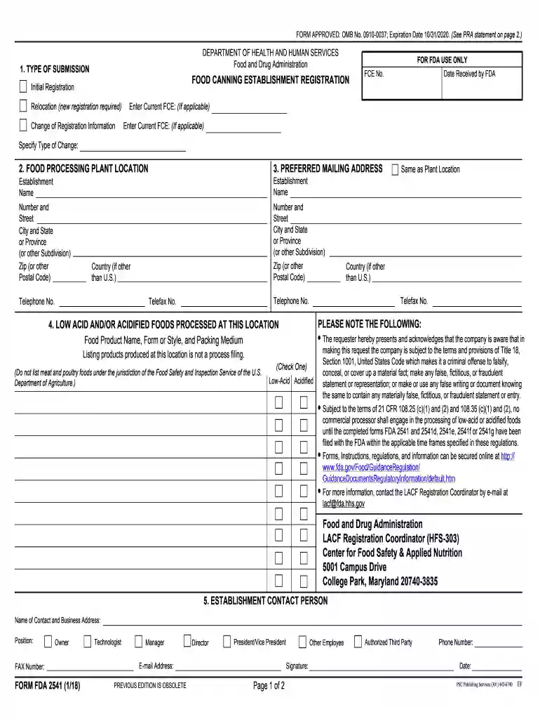 service fda Preview on Page 1