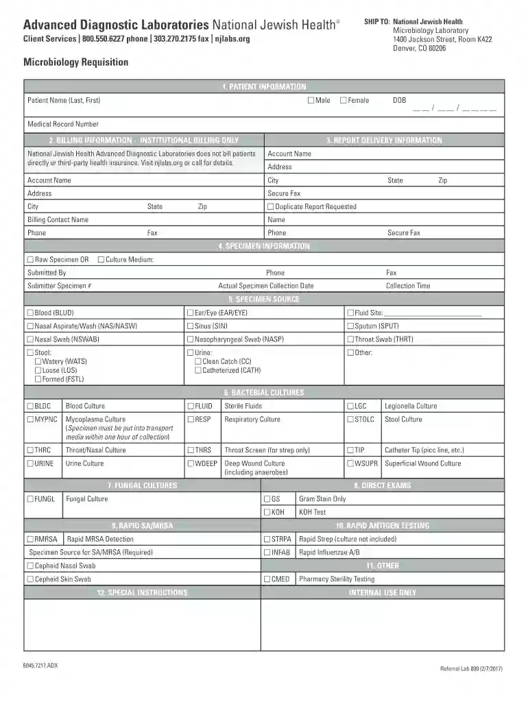 jewish requisition form Preview on Page 1