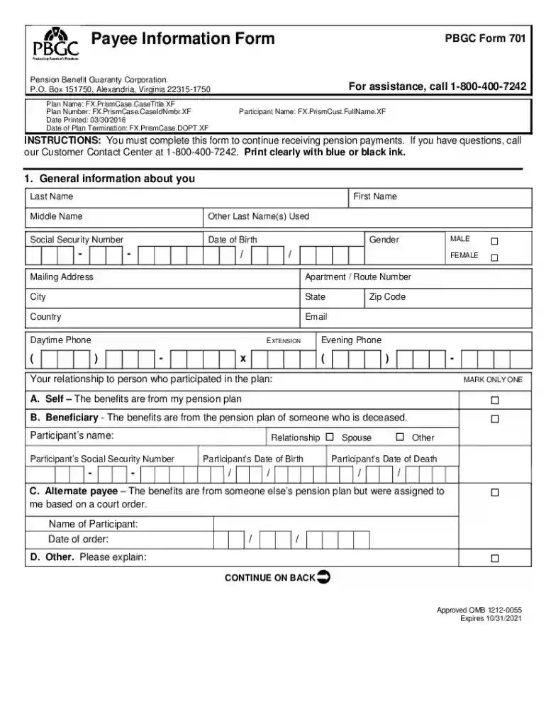 standard form 701 8 85 Preview on Page 1
