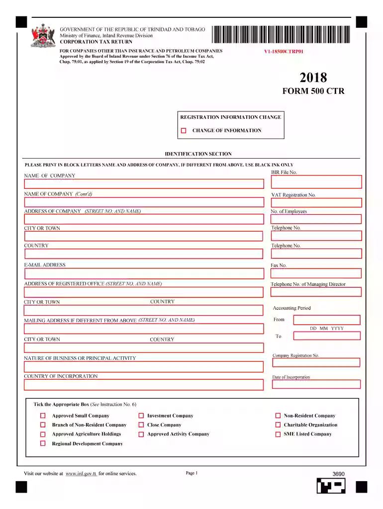 ctr form Preview on Page 1
