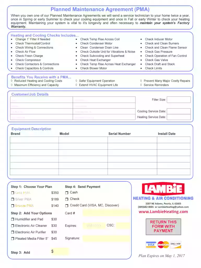 commercial hvac maintenance agreement pdf Preview on Page 1