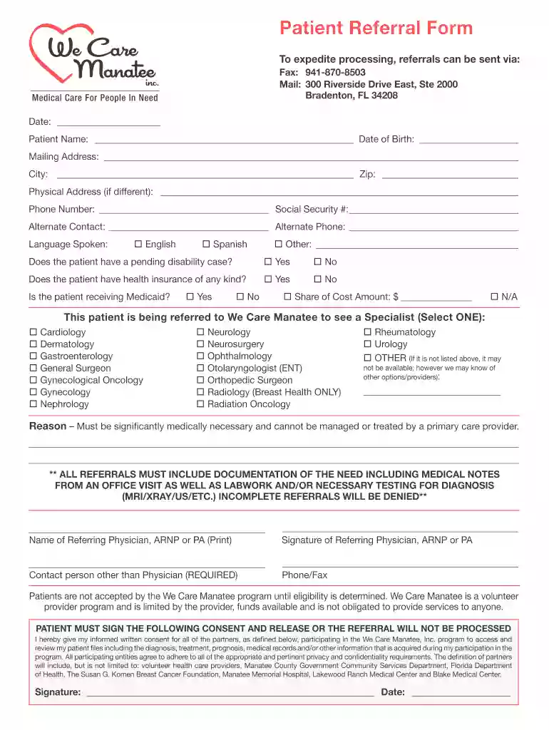 To expedite processing, referrals can be sent via: Preview on Page 1