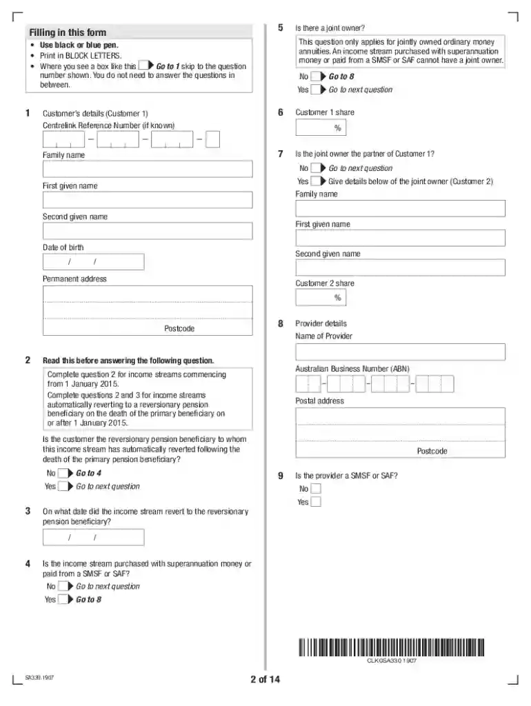 centrelink form sa330 download Preview on Page 1