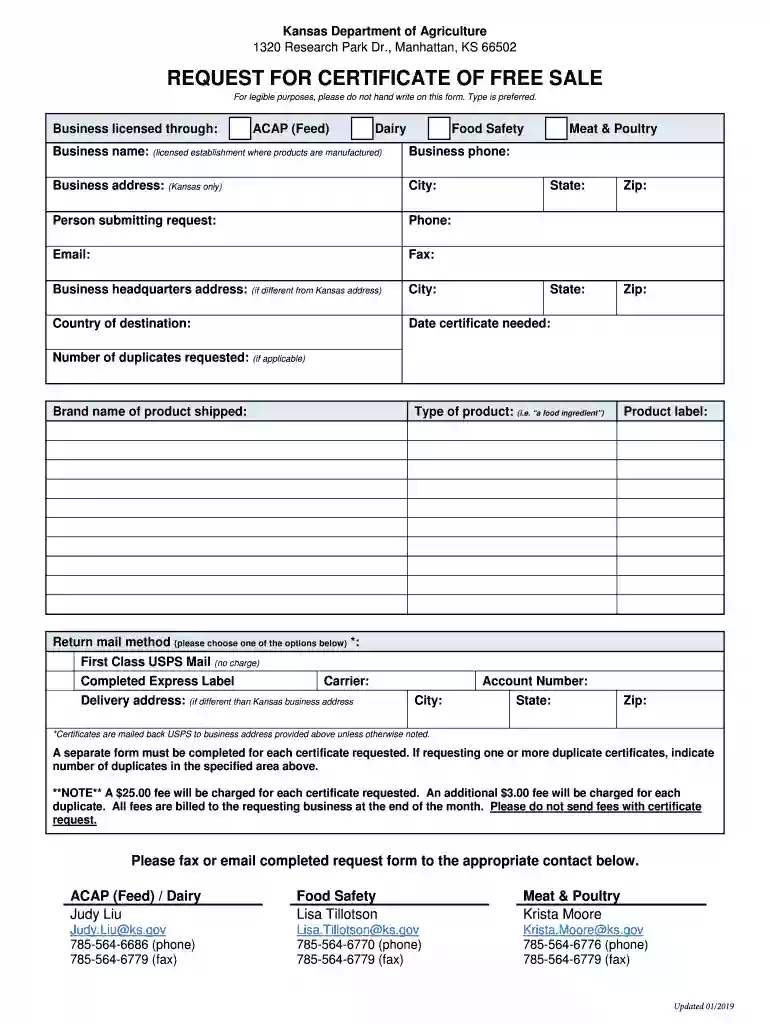 kansas kar 4 6 2 certificate Preview on Page 1