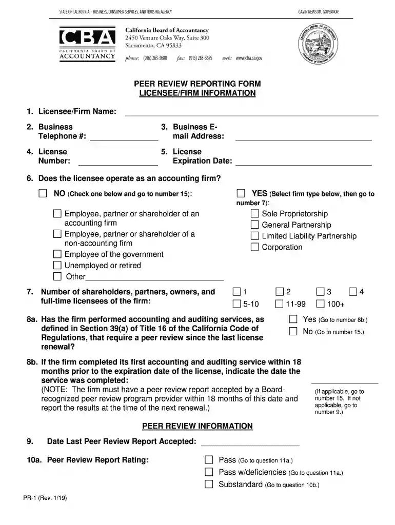 peer reporting form Preview on Page 1