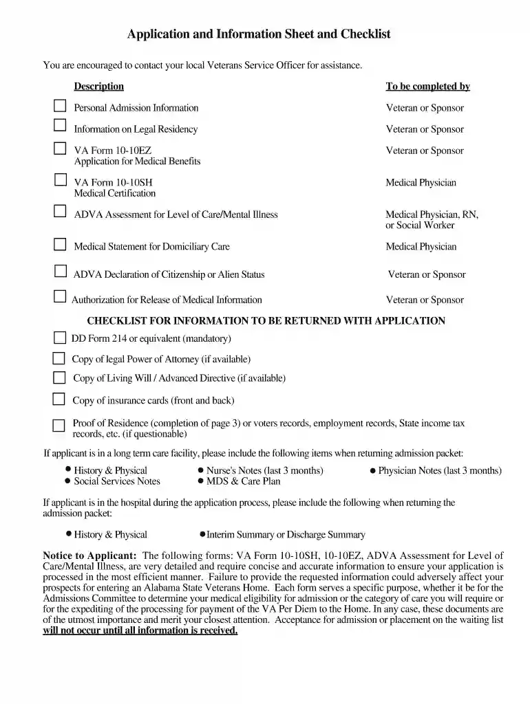 Alabama State Veterans Home - Alabama Department of Preview on Page 1