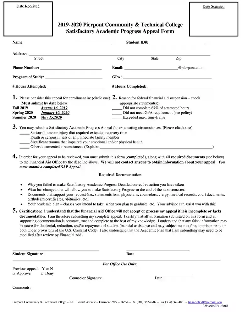 FormsPierpont CandTC - Pierpont Community and Technical Preview on Page 1