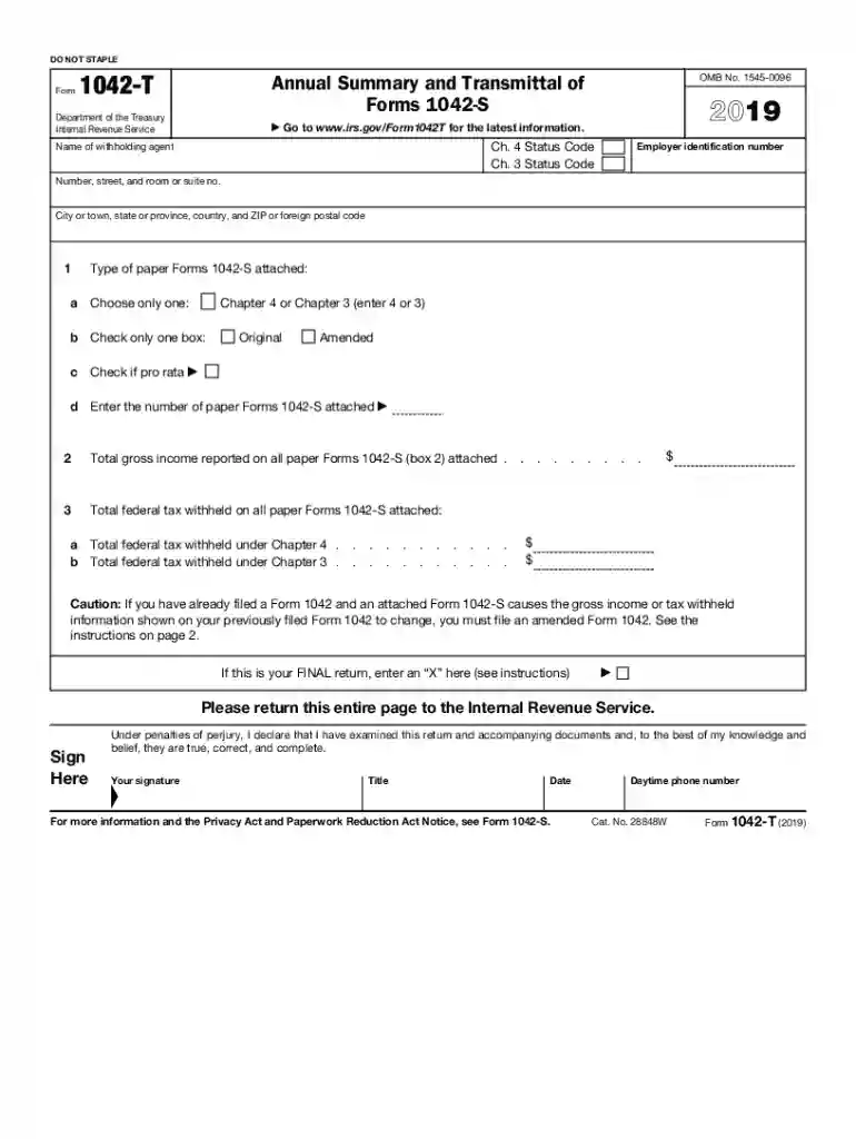 1042t instructions Preview on Page 1