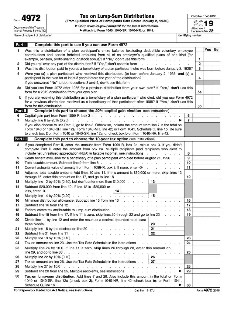 tax form 8814 and 4972 pdf Preview on Page 1