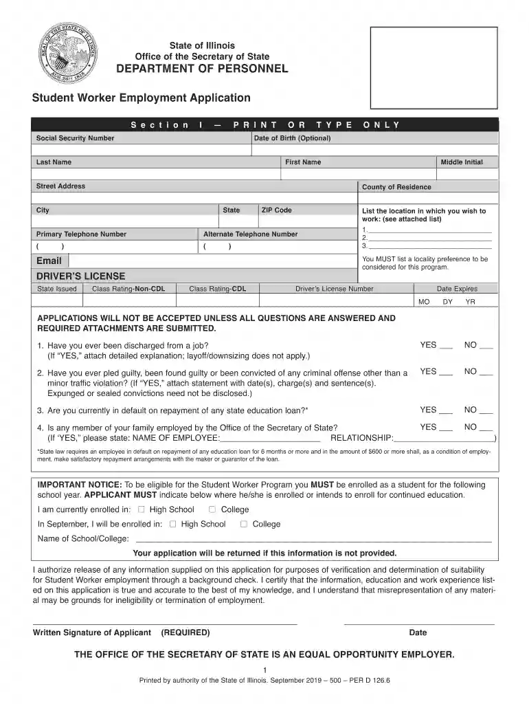 application worker personnel Preview on Page 1