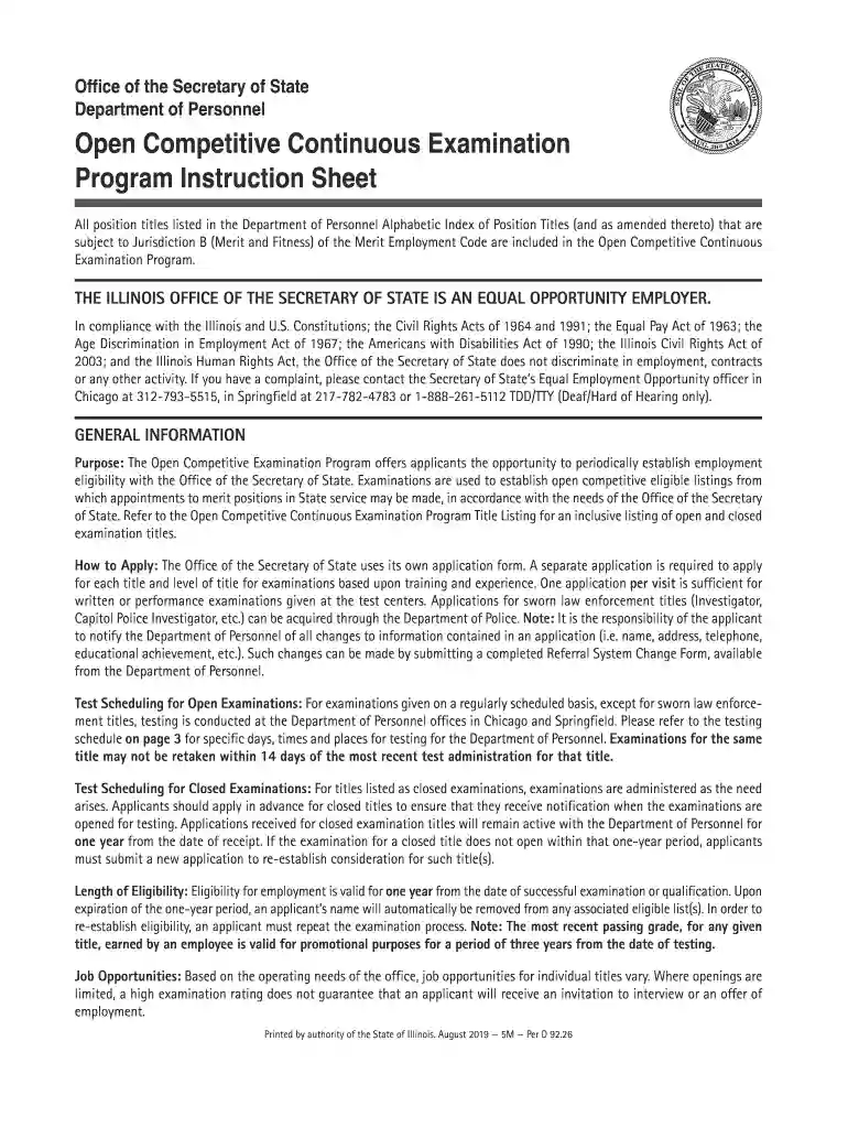 illinois d continuous Preview on Page 1