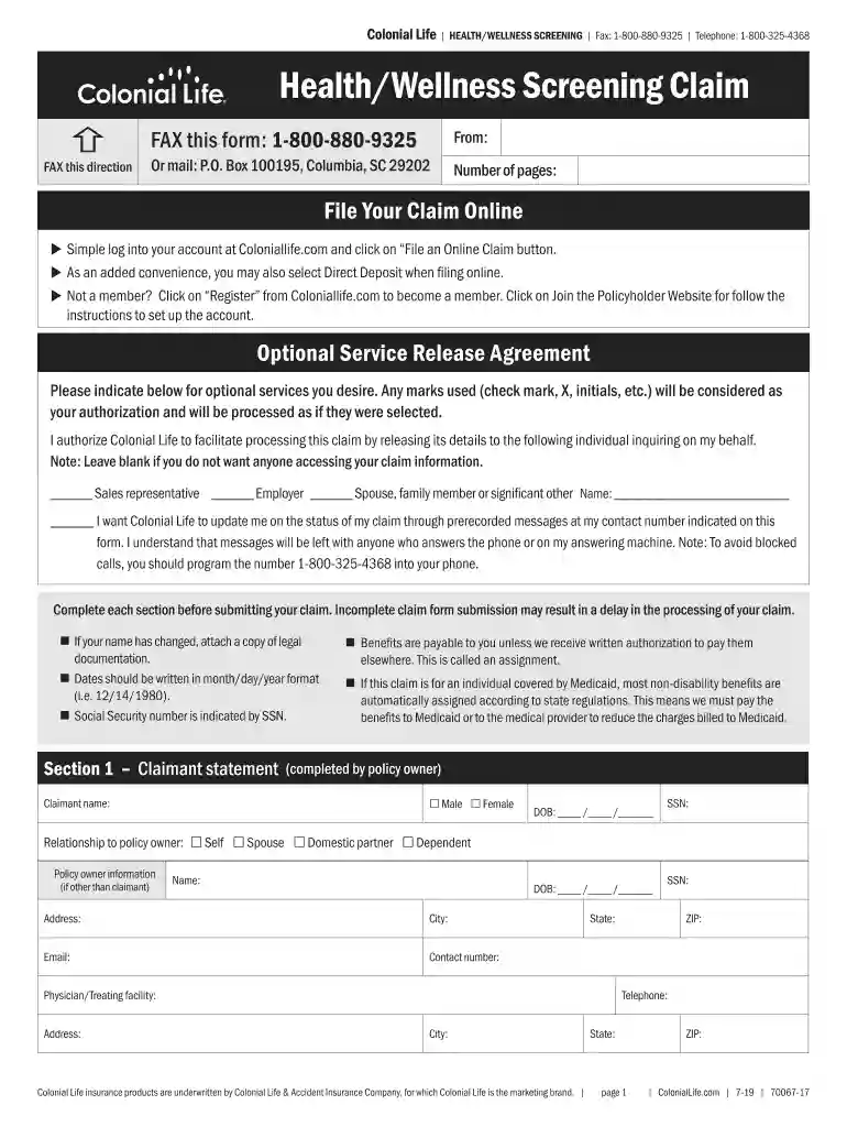 coloniallife com wellness Preview on Page 1