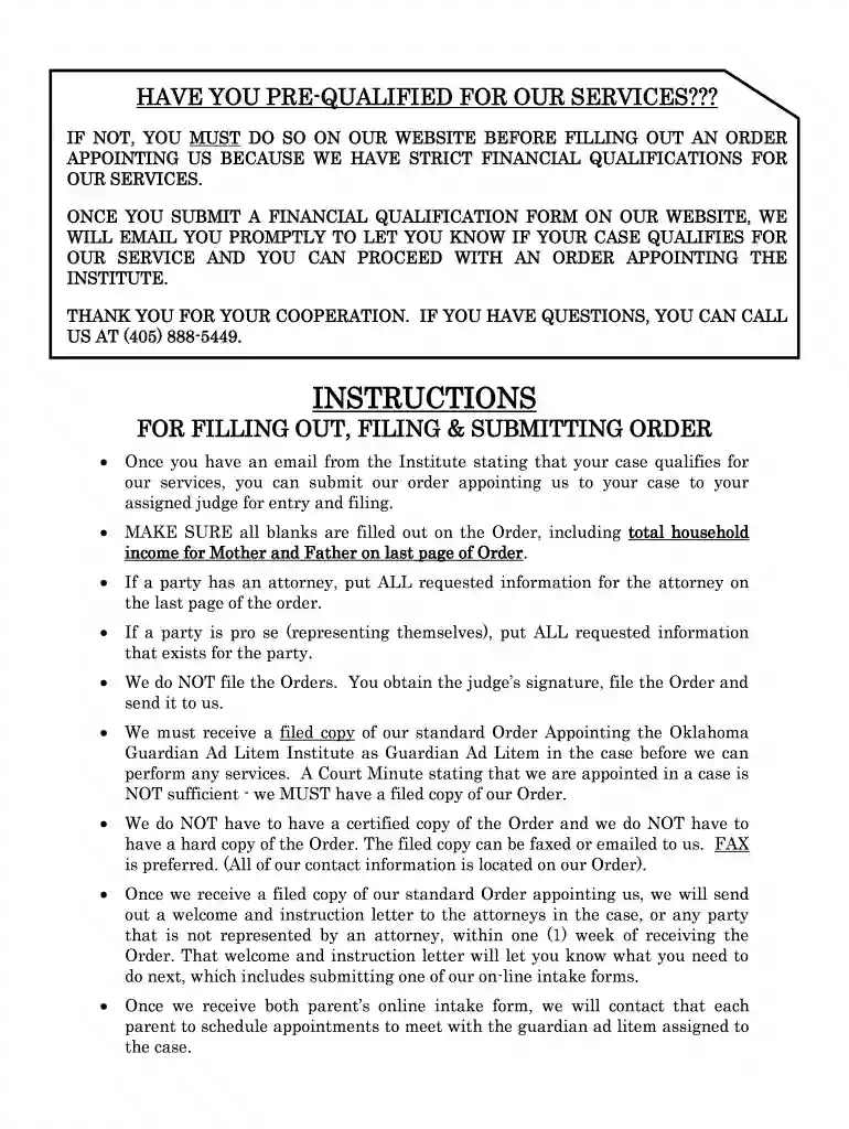 HAVE YOU PRE-QUALIFIED FOR OUR SERVICES Preview on Page 1