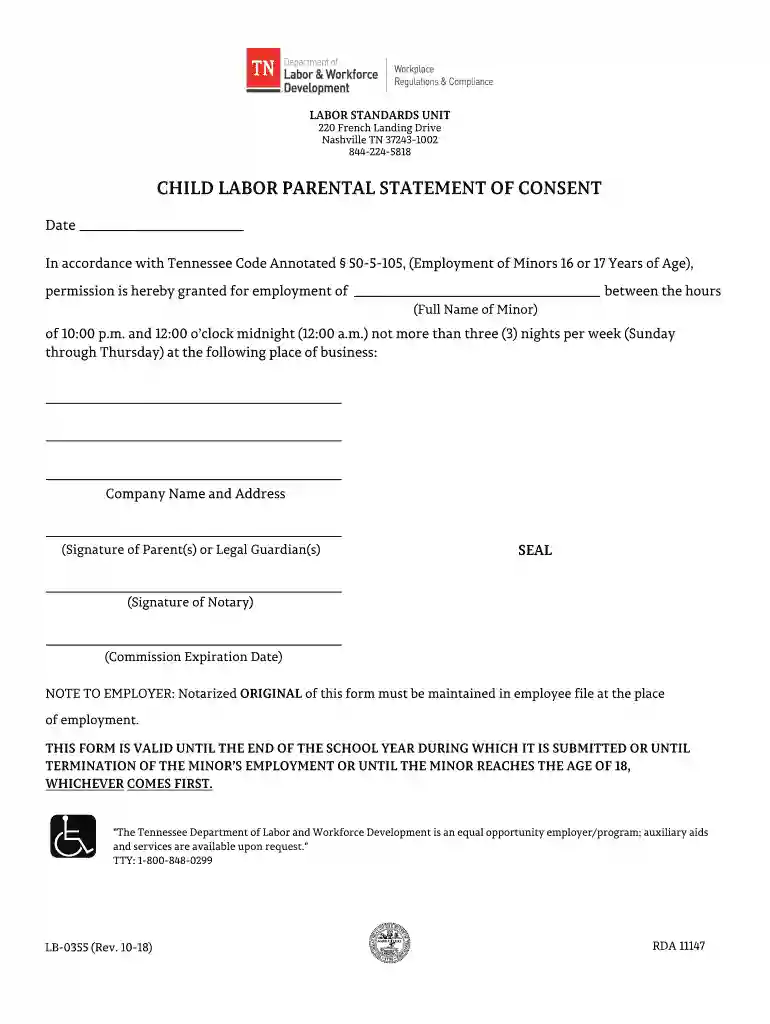 voluntary surrender of parental rights form tn Preview on Page 1