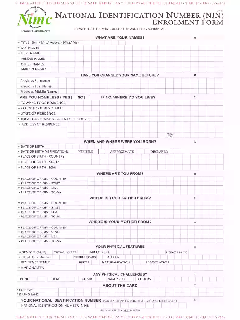 how to create my nin online Preview on Page 1