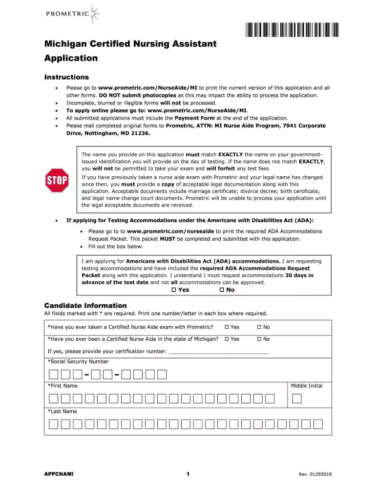 cna reciprocity michigan Preview on Page 1