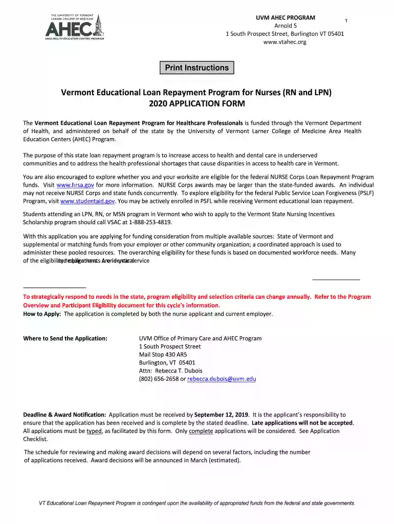 AHEC, Larner College of Medicine at The University of Vermont Preview on Page 1