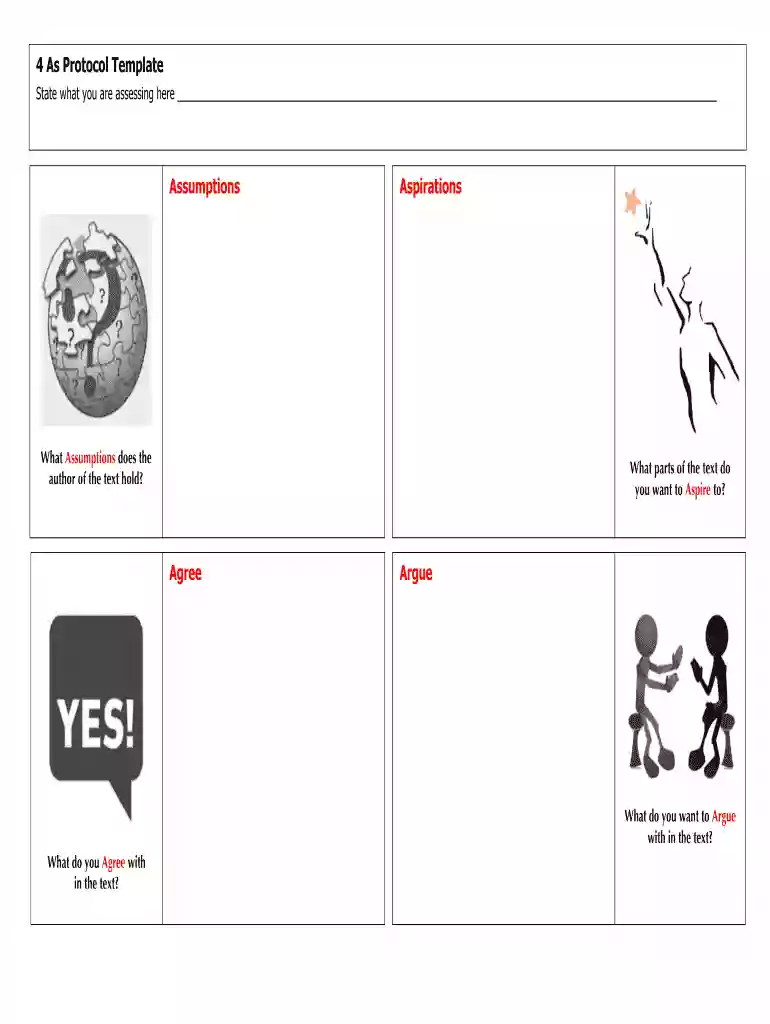 4 as protocol graphic organizer Preview on Page 1