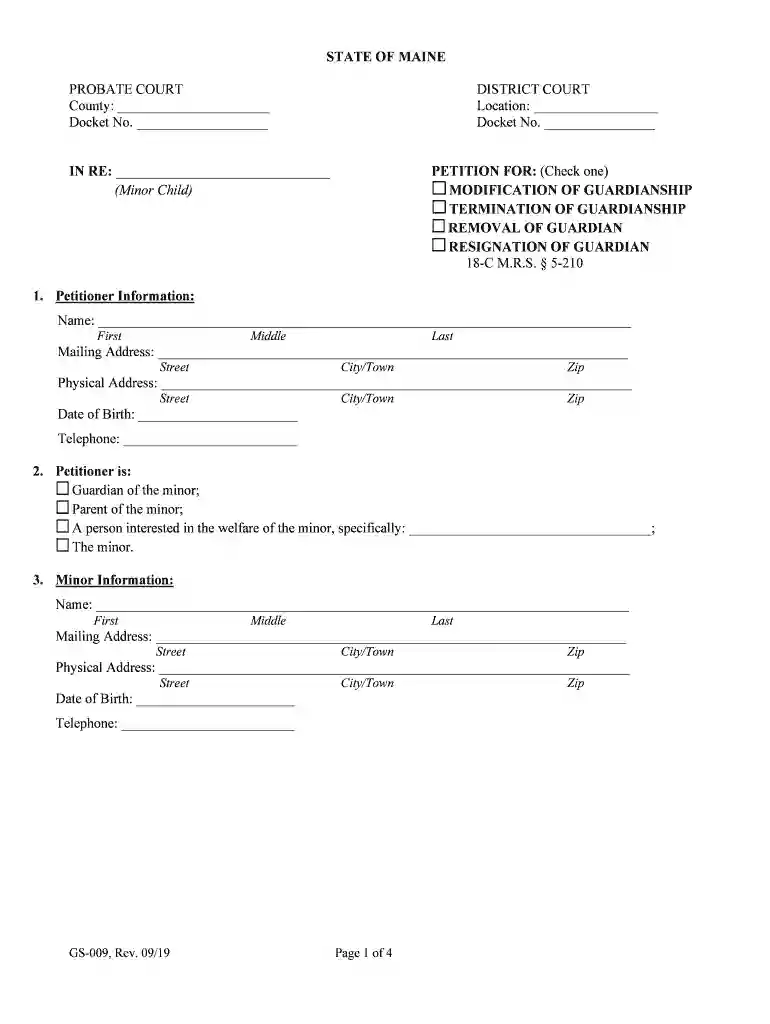IN RE: ORDER OF: (Minor Child) MODIFICATION OF GUARDIANSHIP Preview on Page 1