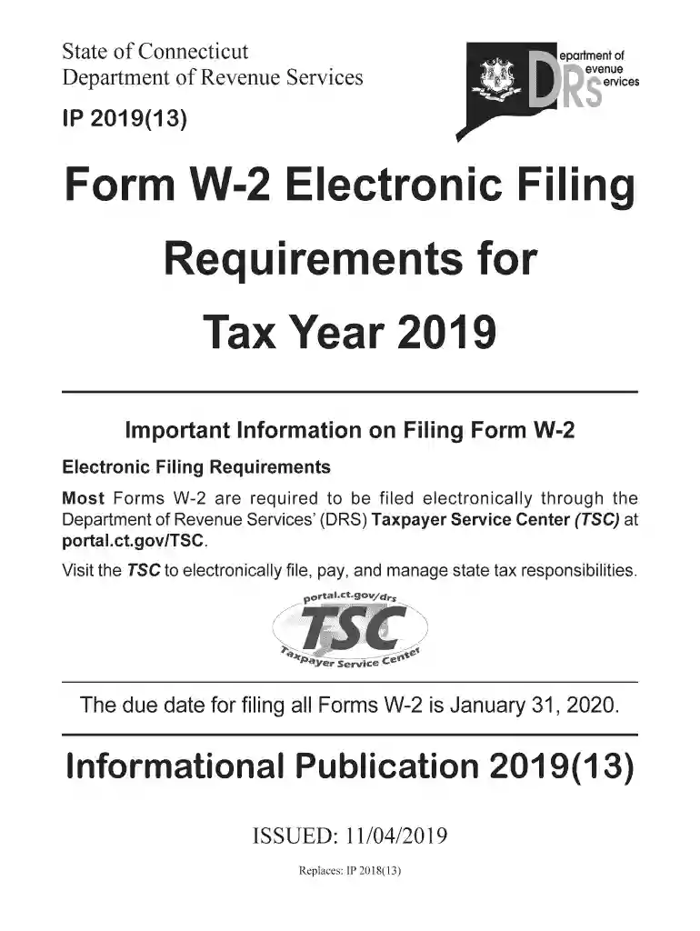 Important Information on Filing Form W2 Preview on Page 1