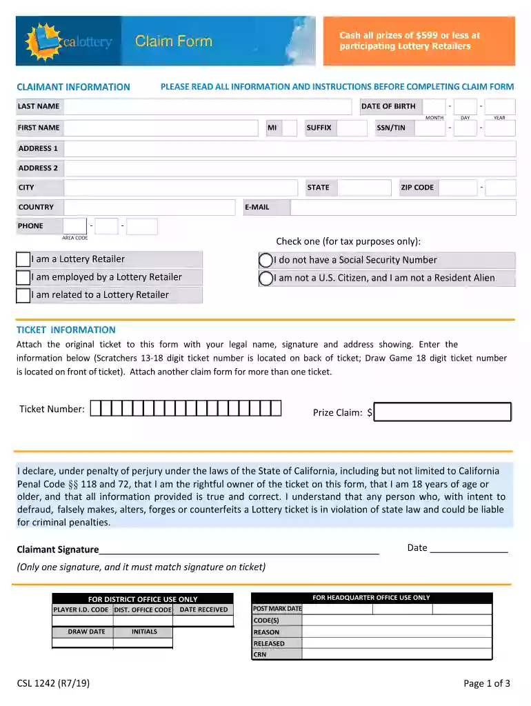 where can i cash my lottery ticket over 600 in california Preview on Page 1
