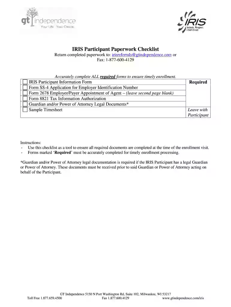 gt independence enrollment form Preview on Page 1