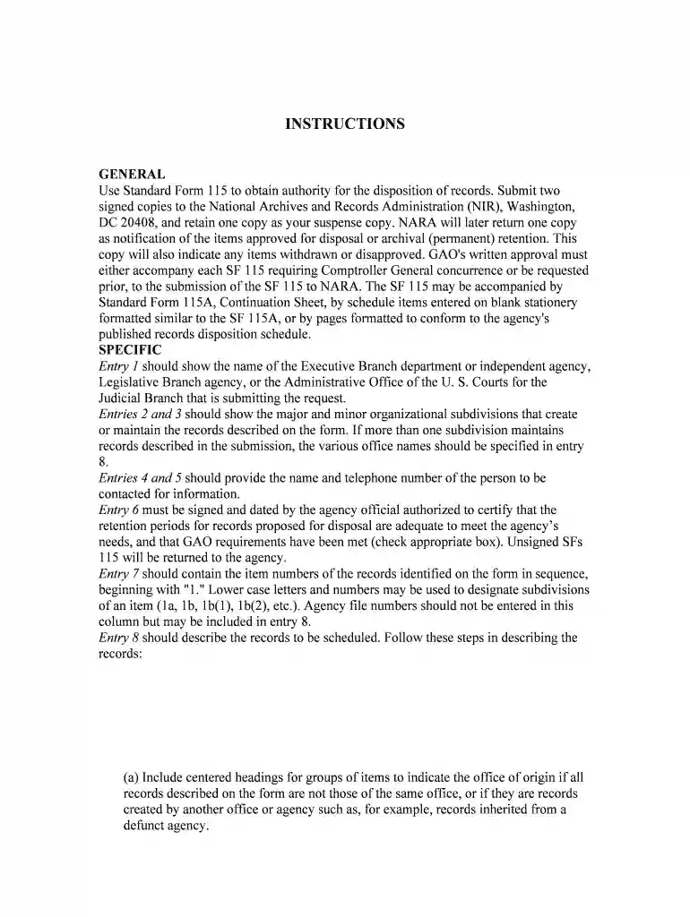 instructions - GSA Preview on Page 1