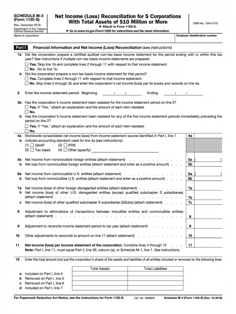 form 1120 s Preview on Page 1