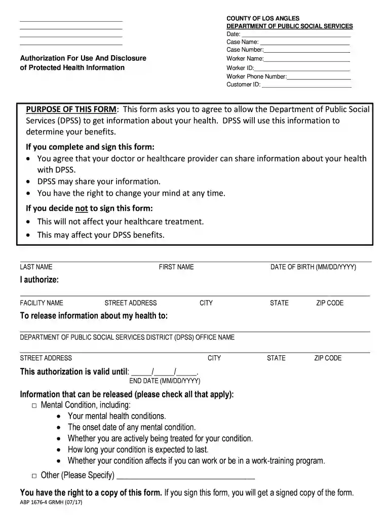 verification of benefits dpss Preview on Page 1