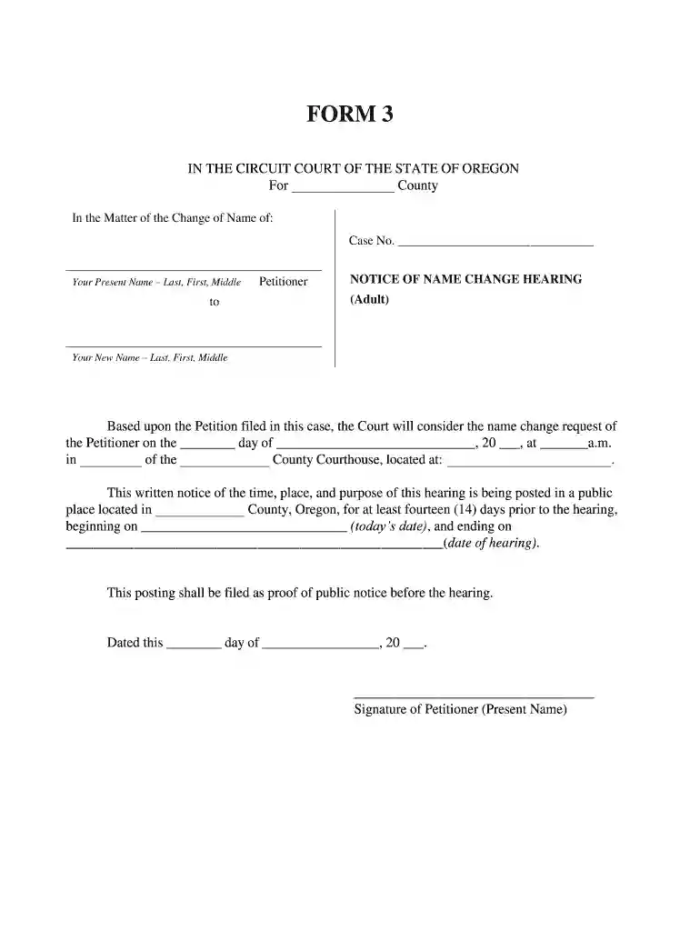 FILING FOR DISSOLUTION (DIVORCE) - Oregon Judicial Preview on Page 1