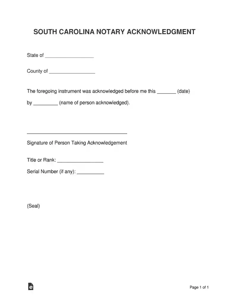 sc notary application Preview on Page 1