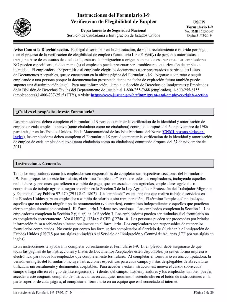 Instrucciones para la Verificacin de Elegibilidad de Preview on Page 1