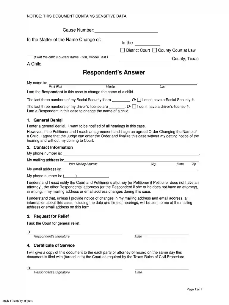 texas respondents answer Preview on Page 1
