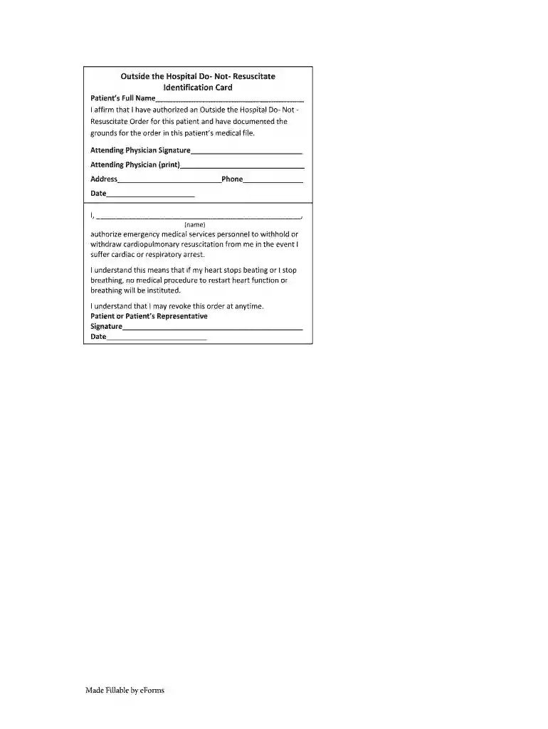 dnr card Preview on Page 1
