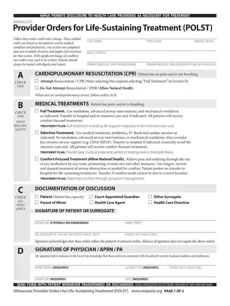 HIPAA PERMITS DISCLOSURE OF SOUTH DAKOTA MOST TO OTHER Preview on Page 1