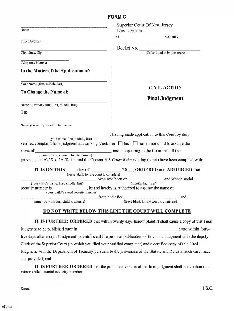 SUPERIOR COURT OF NEW JERSEY LAW DIVISION DOCKET NO : ATL Preview on Page 1