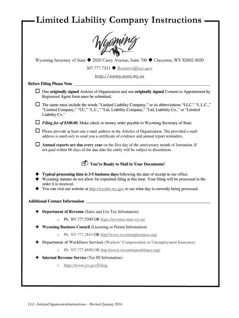 wyoming company search Preview on Page 1