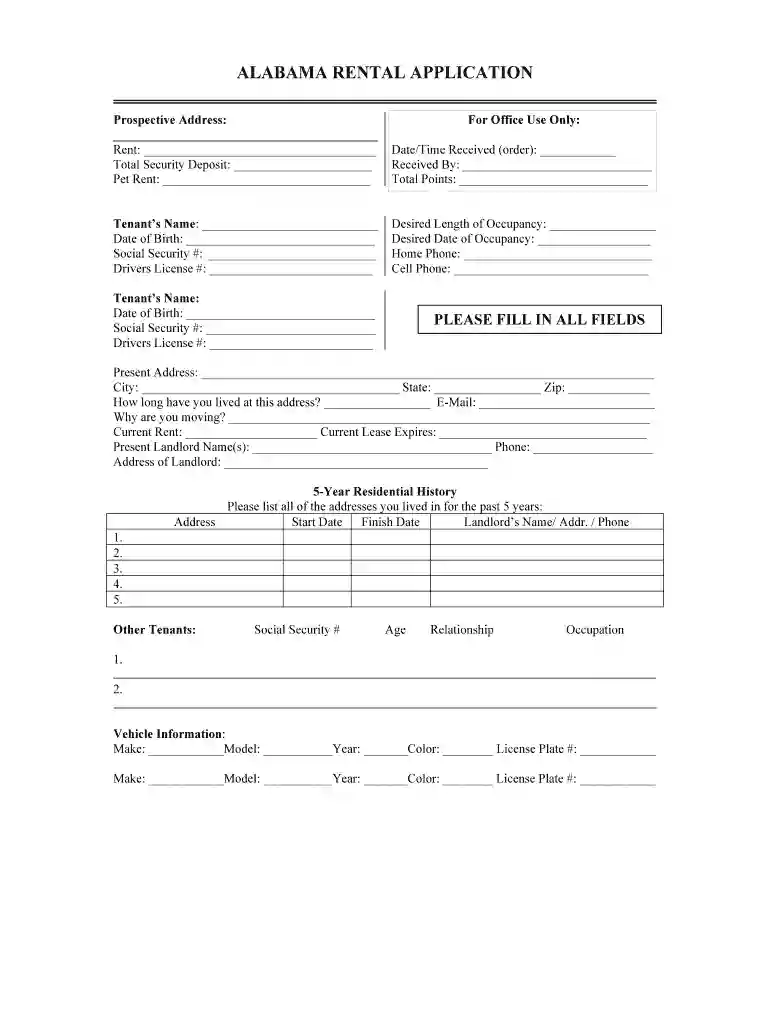 alabama-rental-application docx Preview on Page 1