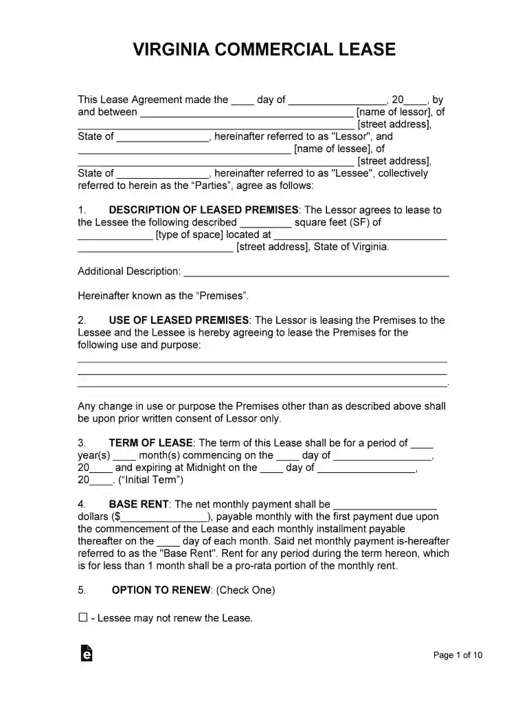 Montana Rental Contract nd Standard Preview on Page 1