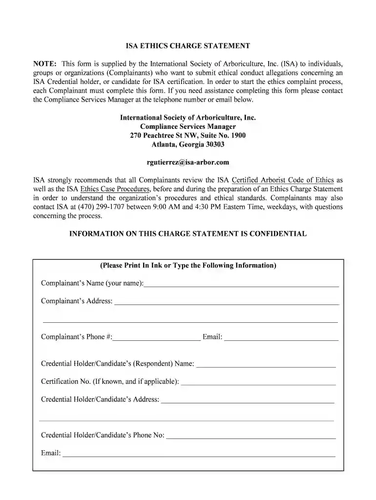 charge statement Preview on Page 1