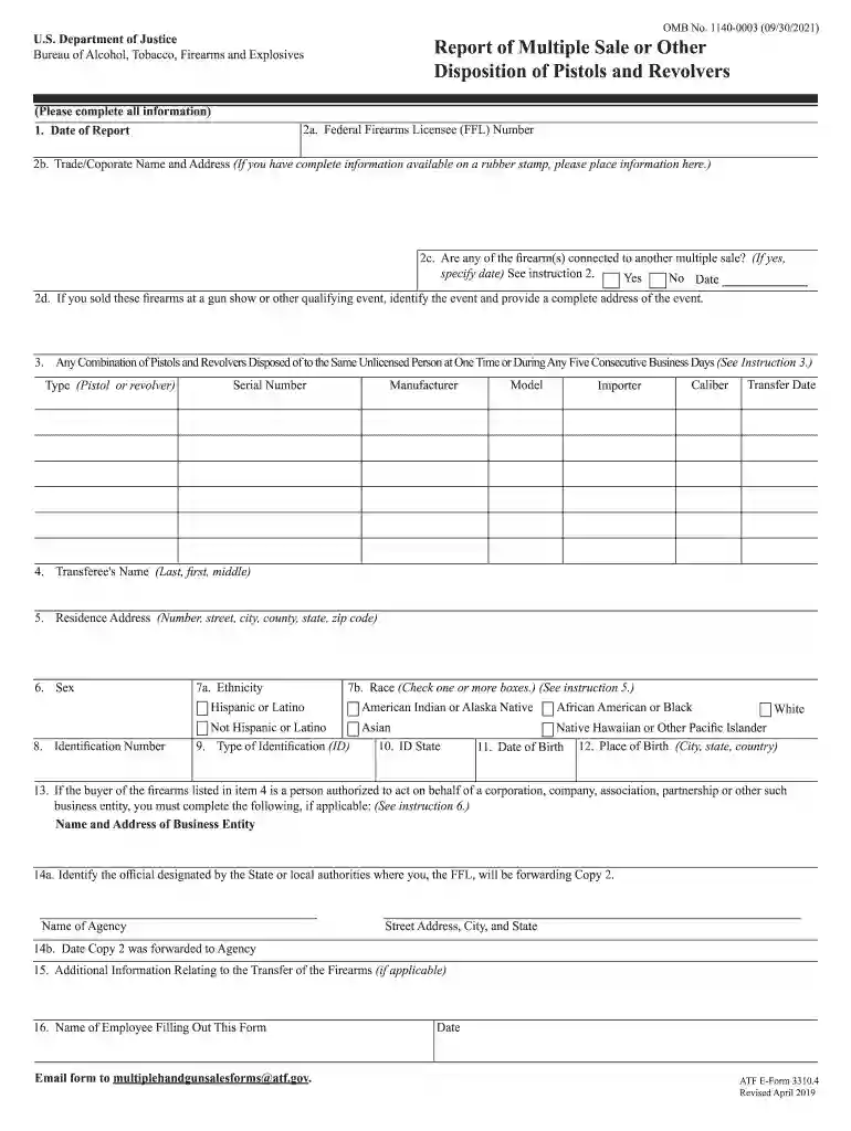 atf form 3310 4 Preview on Page 1