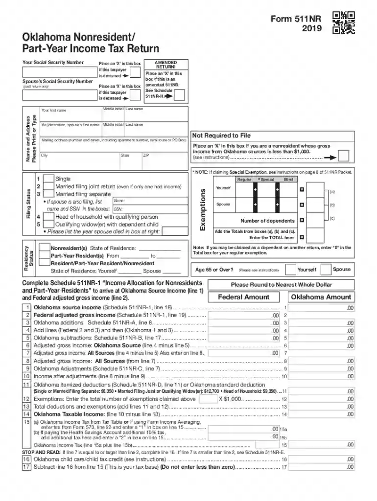 oklahoma state income tax Preview on Page 1