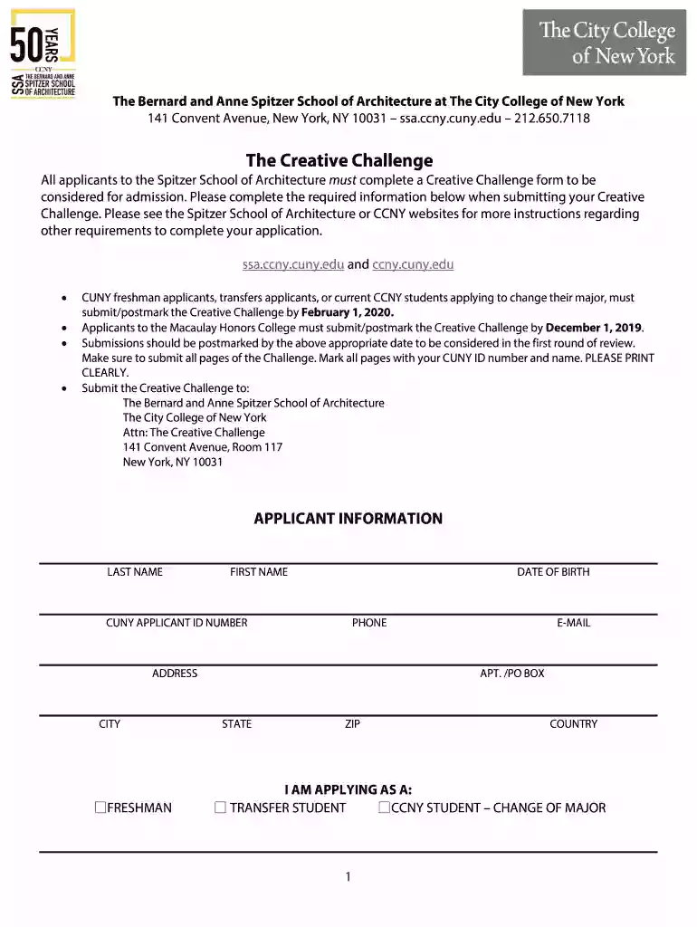 city college architecture creative challenge Preview on Page 1