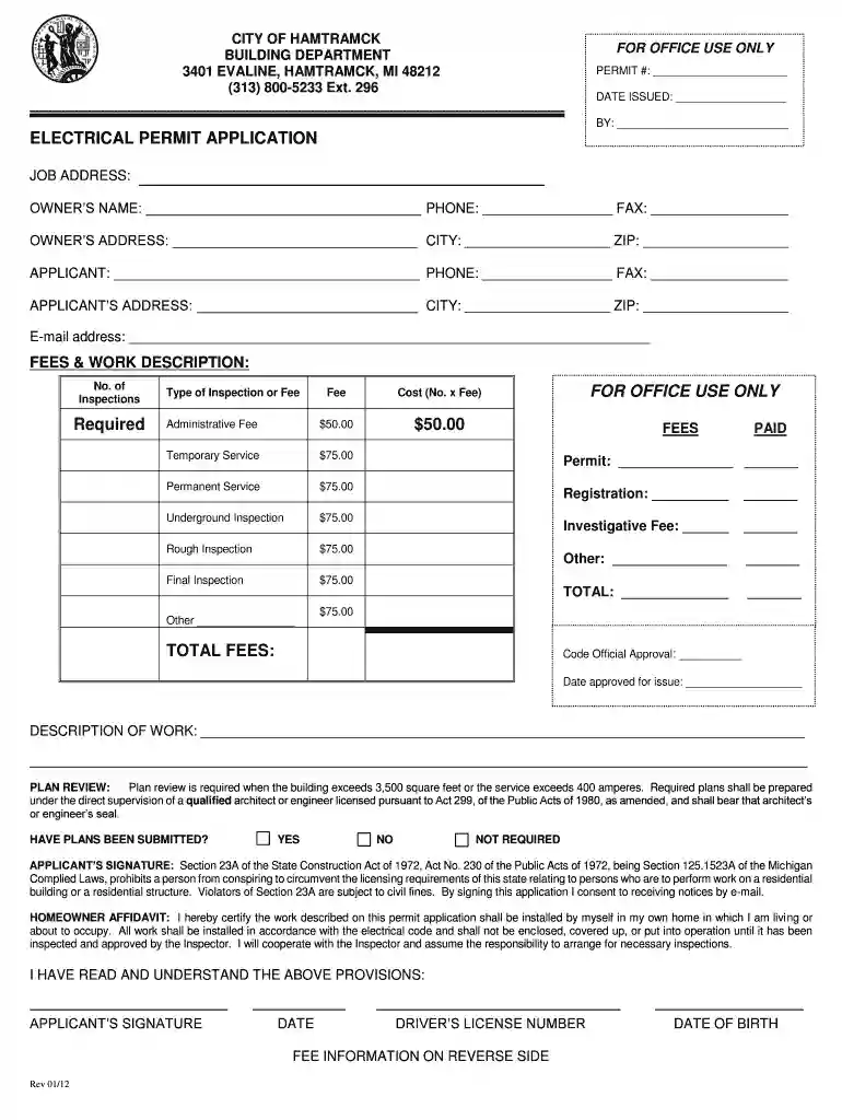 hamtramck building department Preview on Page 1