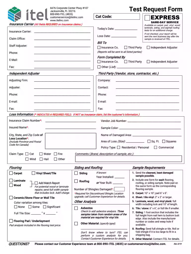 itel forms Preview on Page 1