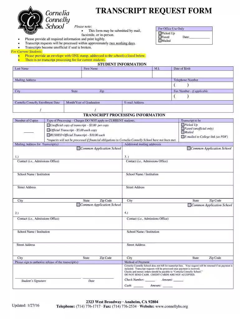 Please note: This form may be submitted by mail, facsimile Preview on Page 1