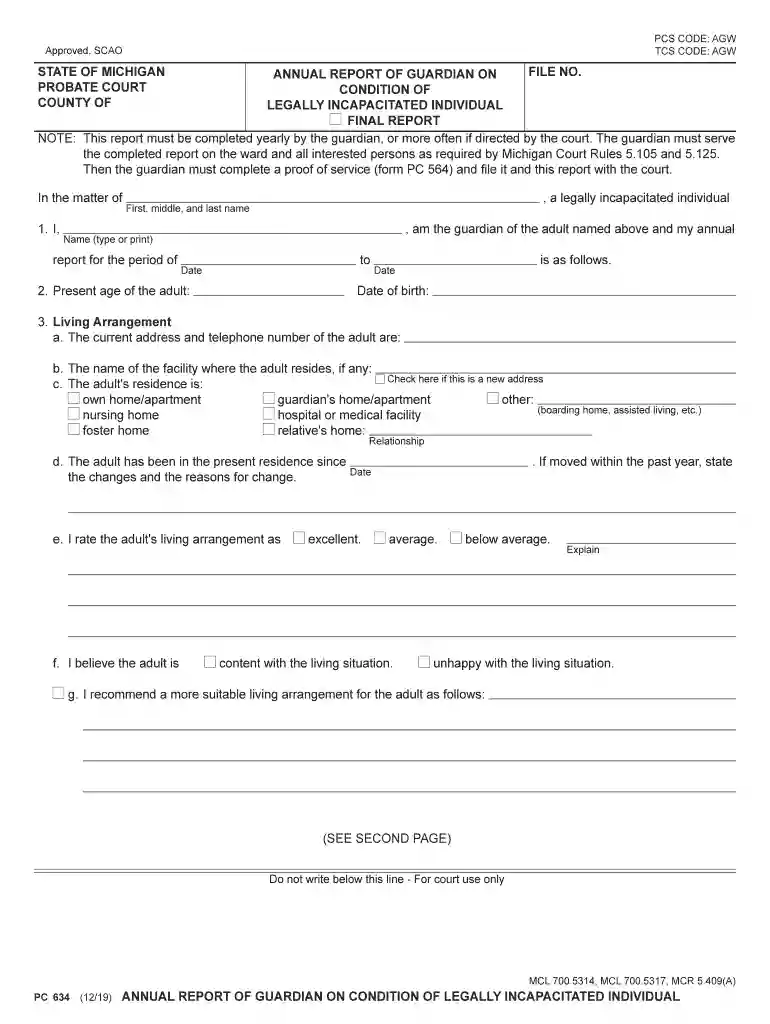 michigan probate checklist Preview on Page 1