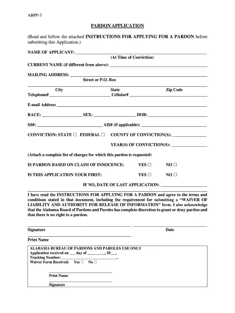 Application for Commutation of Sentence - Louisiana Preview on Page 1
